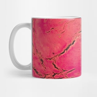 Hot pink etched texture Mug